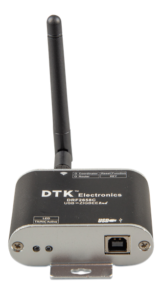 DRF2658C Zigbee to USB converter (front-angle)