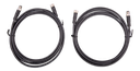 M8 circular connector MaleFemale 3 pole cable 2m (both cables)