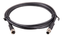M8 circular connector MaleFemale 3 pole cable 2m (front2)