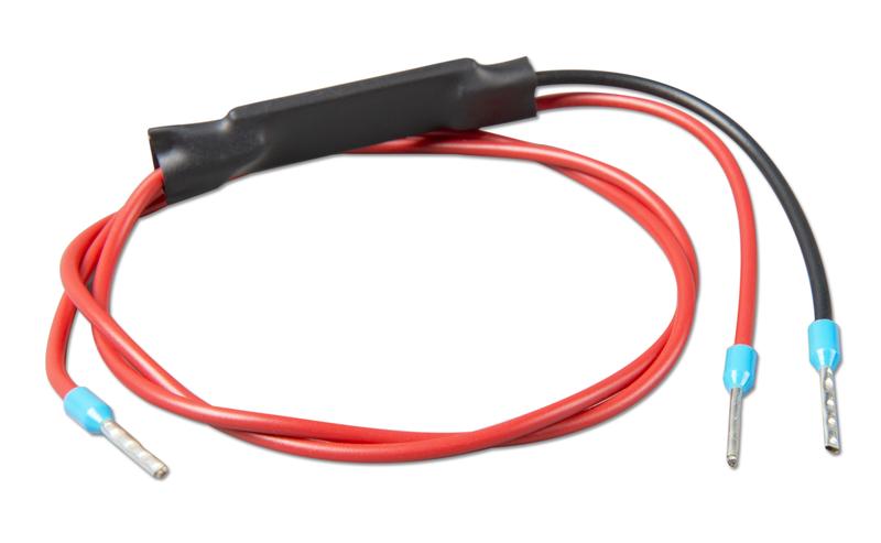Inverting remote on-off cable (close-up)