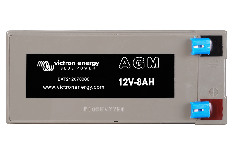 12V 8Ah AGM Deep Cycle Battery (top)