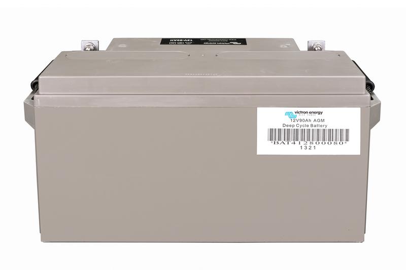 12V 90Ah AGM Deep Cycle (back)