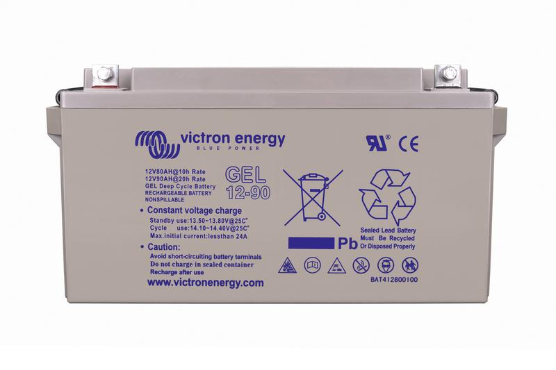 12V 90Ah GEL Deep Cycle (front)