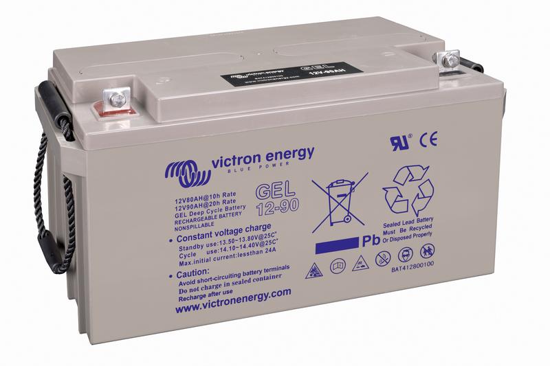 12V 90Ah GEL Deep Cycle (left)