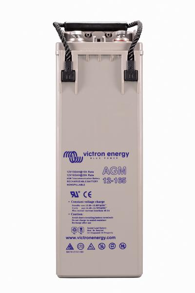 12V 165Ah AGM Deep Cycle Battery (side)