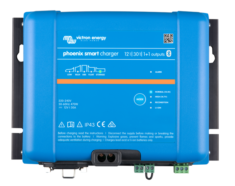 Phoenix Smart IP43 Charger 12V 30A 1+1 outputs 230V (top) 