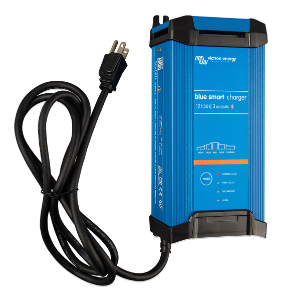 Blue Smart IP22 Charger 12V 30A (3) 120V (left)