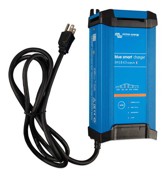 Blue Smart IP22 Charger 24V 8A (3) 120V