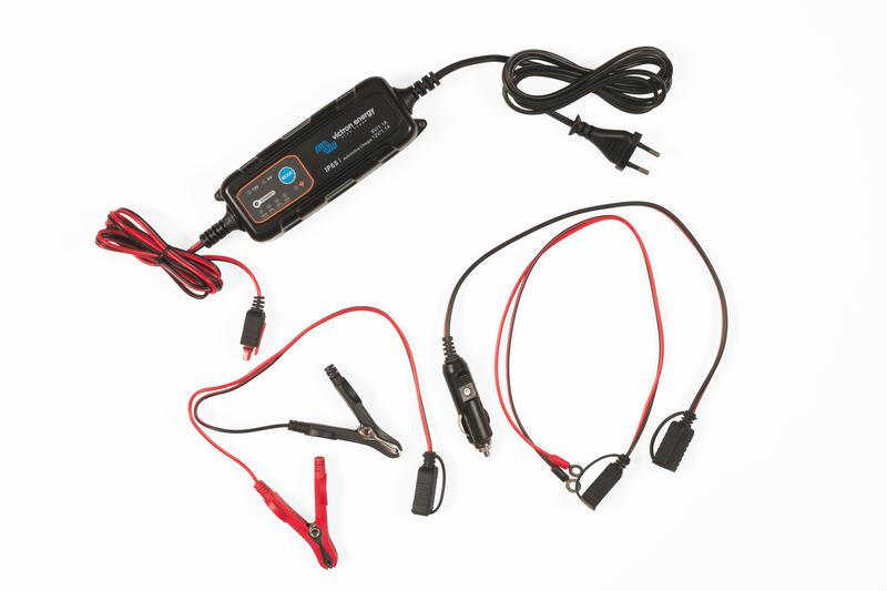 Automotive IP65 Charger 6V/12V-1,1A (total)