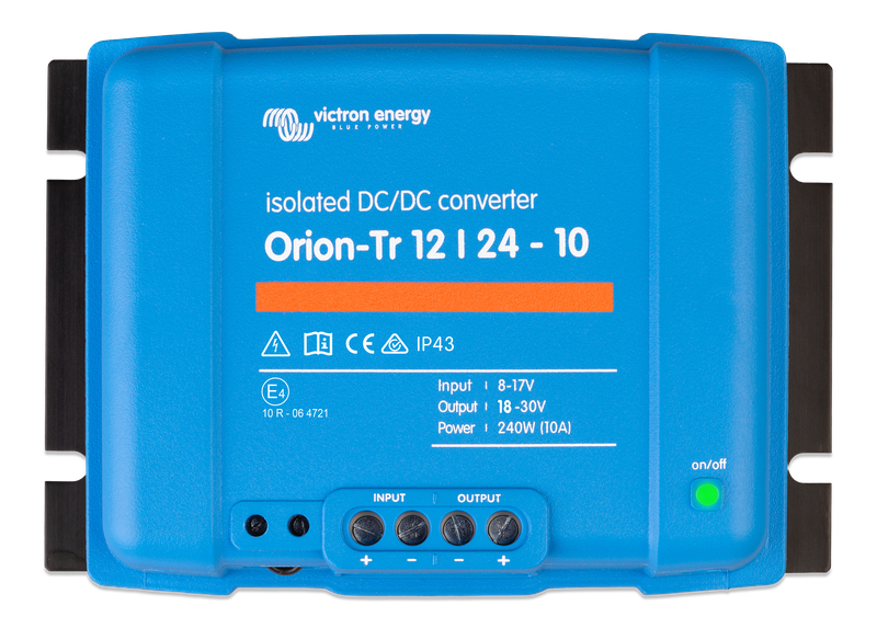 Orion-Tr 12_24-10A (240W) Isolated DC-DC converter (top) 