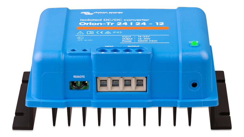 Orion-Tr 24_24-12A (280W) Isolated DC-DC converter (front) 