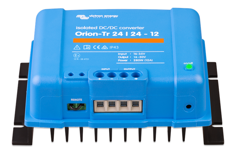 Orion-Tr 24_24-12A (280W) Isolated DC-DC converter (front2) 