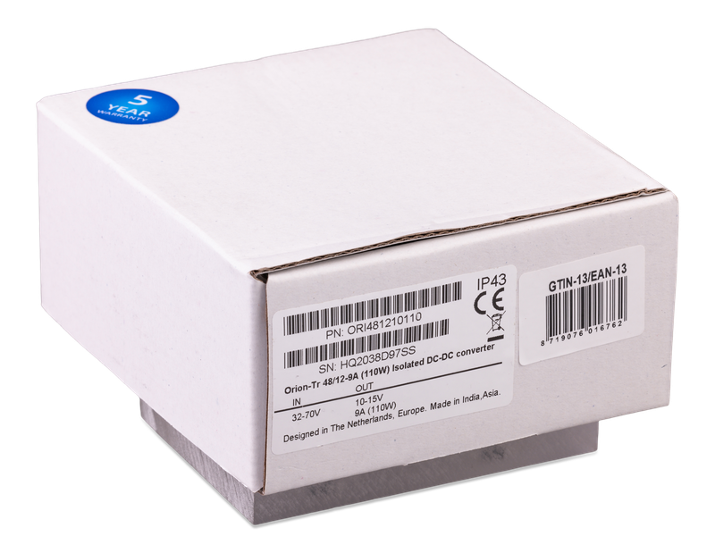 Orion-Tr 48_12-9A (110W) Isolated DC-DC converter (box) 