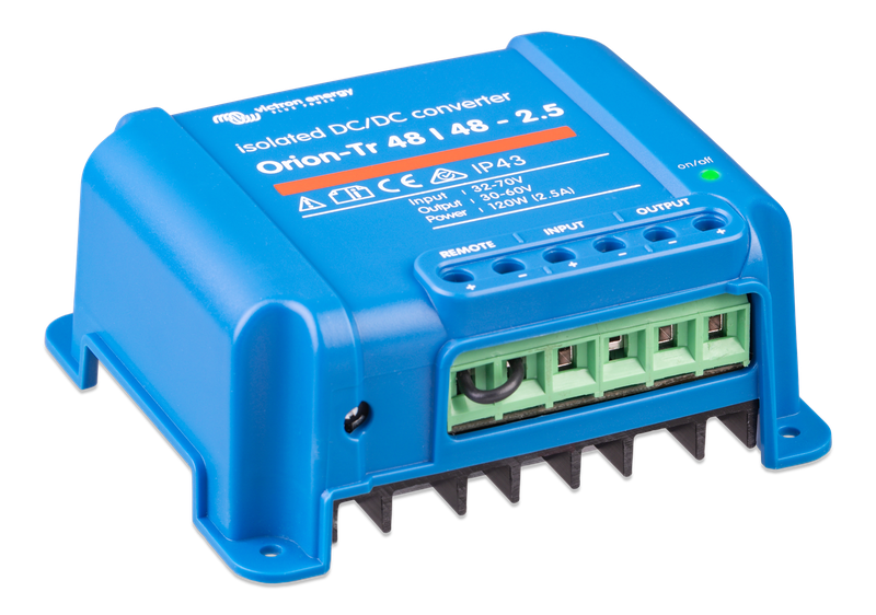 Orion-Tr 48_48-2,5A (120W) Isolated DC-DC converter (right) 