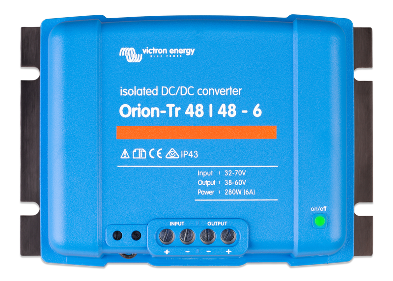 Orion-Tr 48_48-6A (280W) Isolated DC-DC converter (top) 
