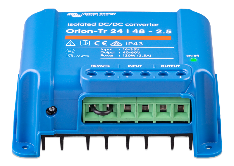 Orion-Tr 24_48-2,5A (120W) Isolated DC-DC converter (front) 