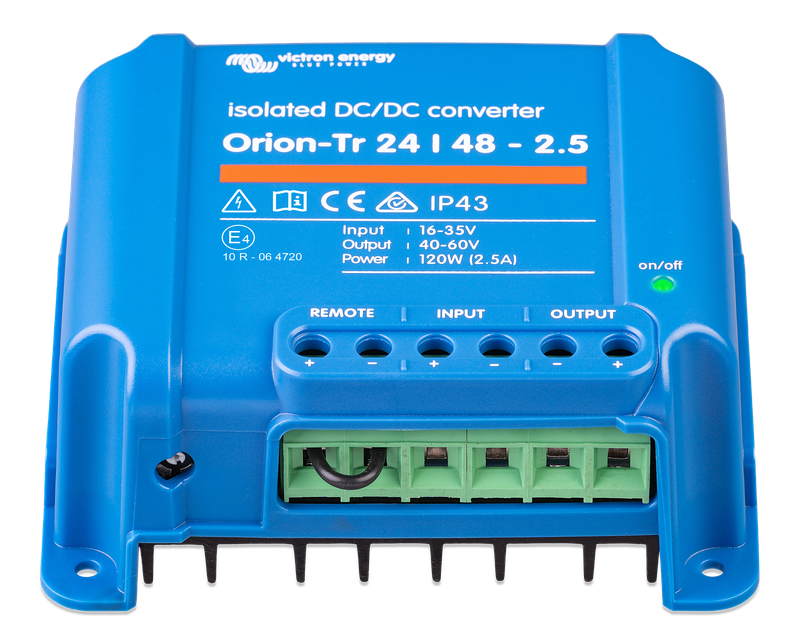 Orion-Tr 24_48-2,5A (120W) Isolated DC-DC converter (front2) 