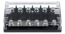 Fuse holder 6-way for MEGA-fuse (front-angle-closed)