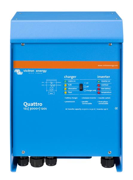Quattro 12V 3000VA 120A 230VAC (front)