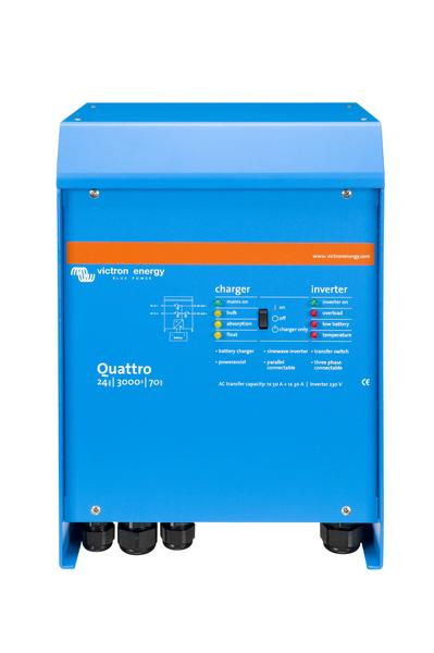 Quattro 24V 3000VA 70A 230 VAC (front)