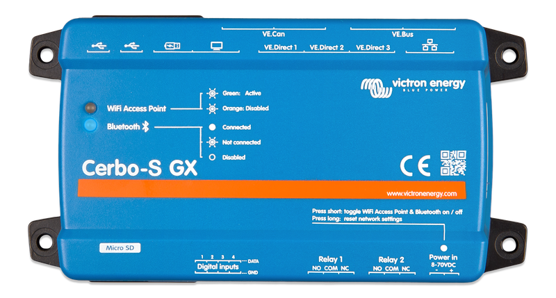Cerbo-S GX (top) 