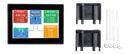 CANvu GX display (on) with mounting accessories