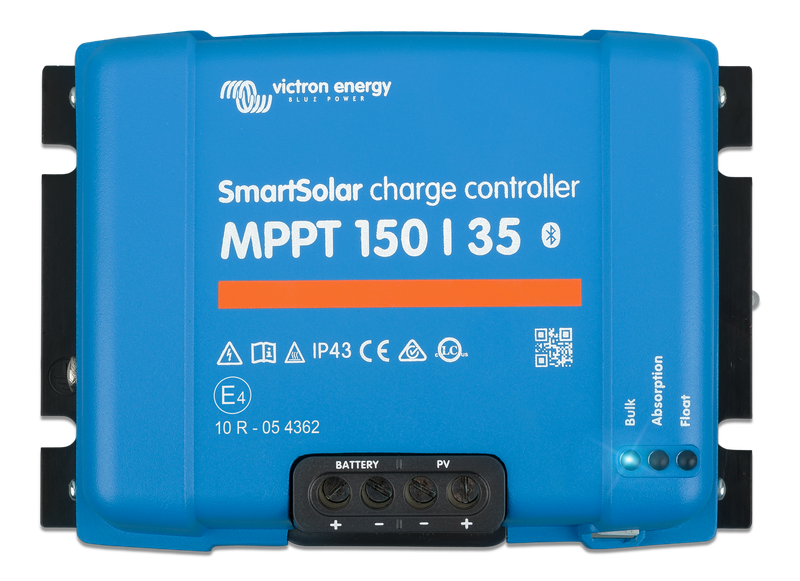 SmartSolar MPPT 150/35 (top) 