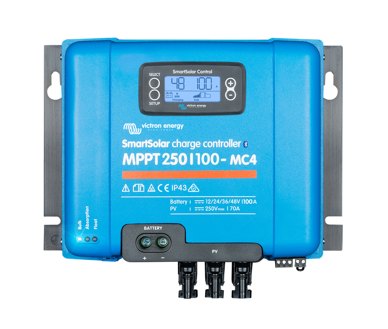 SmartSolar charge controller MPPT 250/100-MC4 (display) (top)