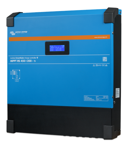 SmartSolar MPPT RS 450/200 (left) 