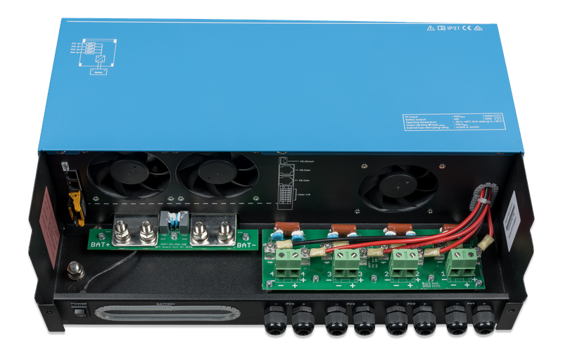 SmartSolar MPPT RS 450/200 (front-angle conn) 