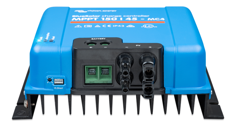 BlueSolar MPPT charge controller 150/45 MC4 (front) 