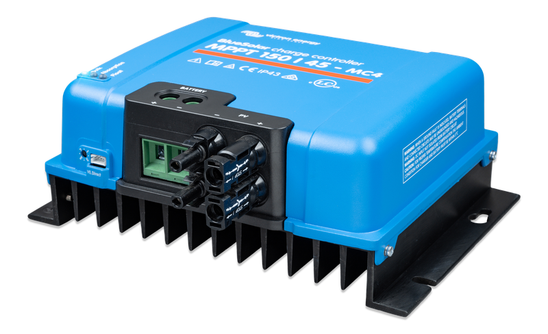 BlueSolar MPPT charge controller 150/45 MC4 (left) 