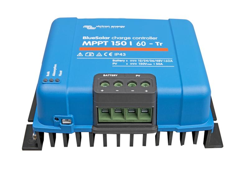 BlueSolar MPPT charge controller 150/60-Tr (front-angle)