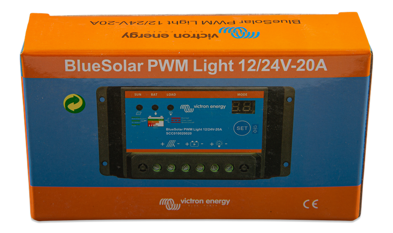 BlueSolar PWM-Light Charge Controller 12-24V-20A (box) 