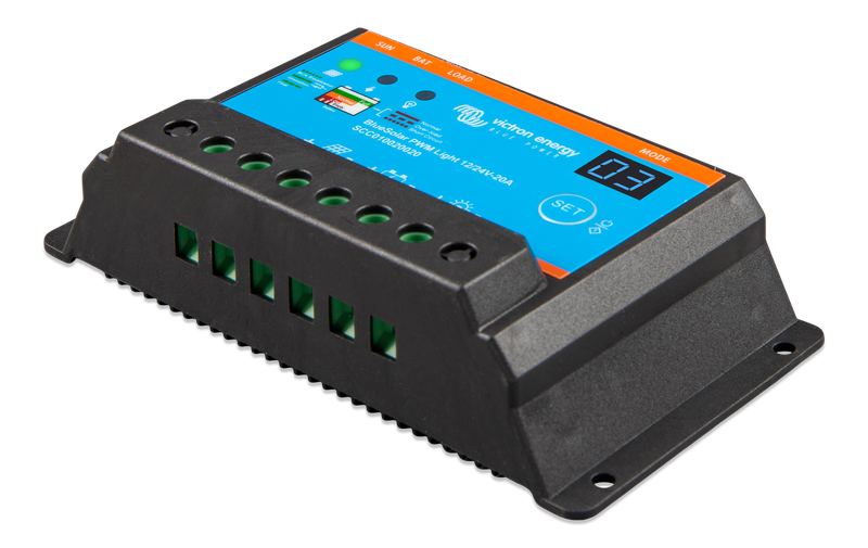 BlueSolar PWM-Light Charge Controller 12-24V-20A (left) 