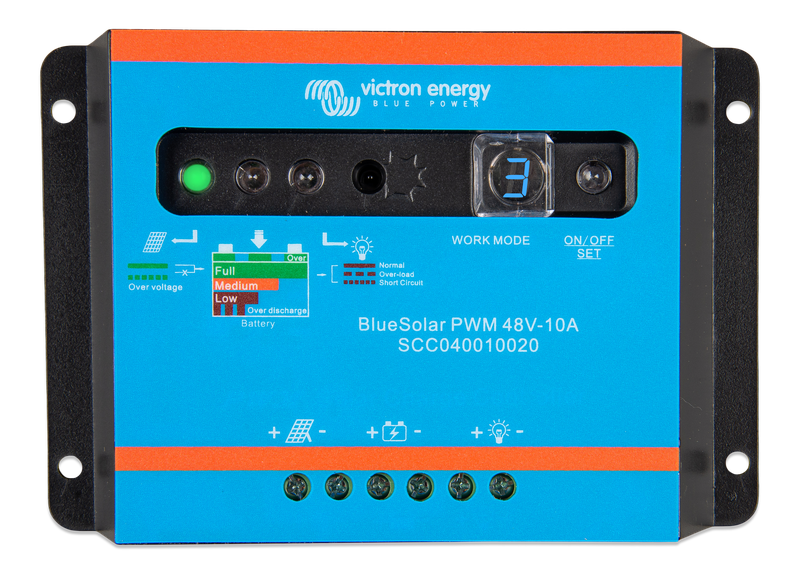 BlueSolar PWM-Light Charge Controller 48V-10A 