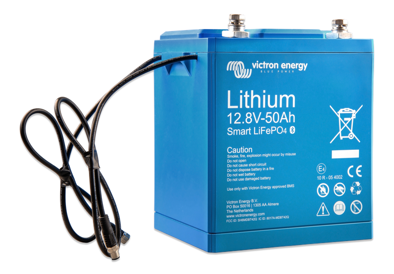 LiFePO4 Battery 12,8V 50Ah Smart (right) 