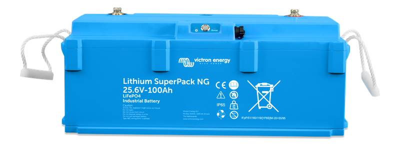 Lithium Superpack 25.6V 100Ah NG (front) 