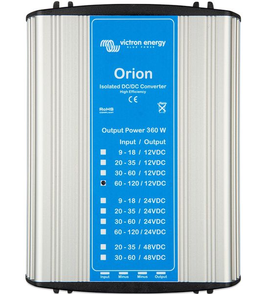 Orion DC-DC Converters 110V, Isolated