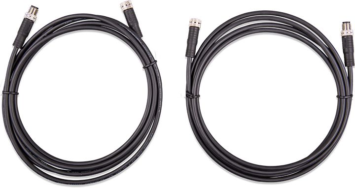 [ASS030560100] M8 circular connector Male/Female 3 pole cable (M8 circular connector Male/Female 3 pole cable 1m (bag of 2))