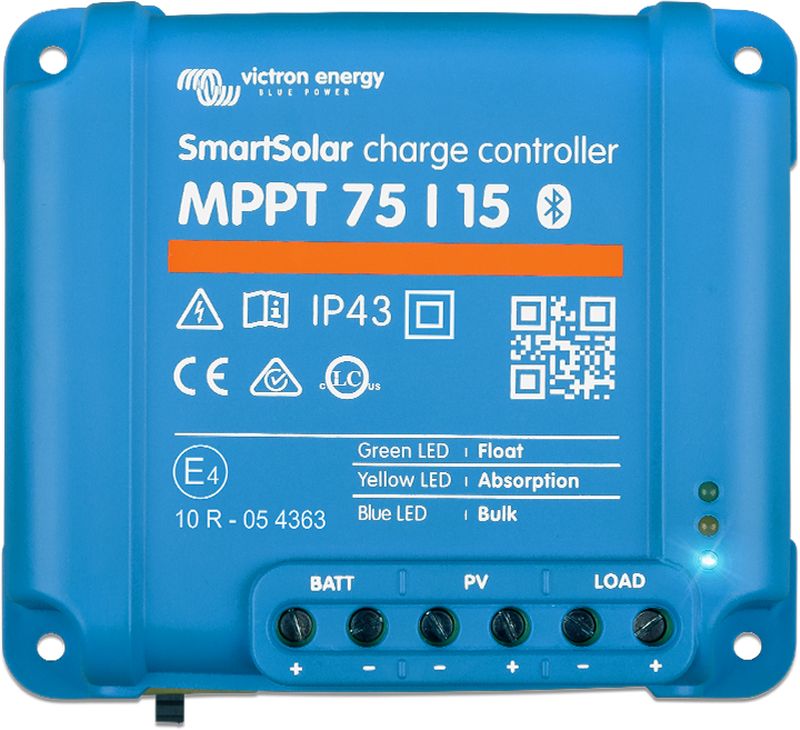 [SCC075010060R] SmartSolar MPPT 75/10, 75/15, 100/15 & 100/20 (SmartSolar MPPT 75/10 Retail, 12/24V)