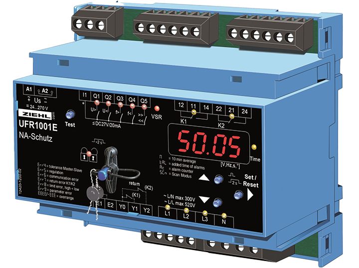 Ziehl Voltage and Frequency Relay UFR1001E